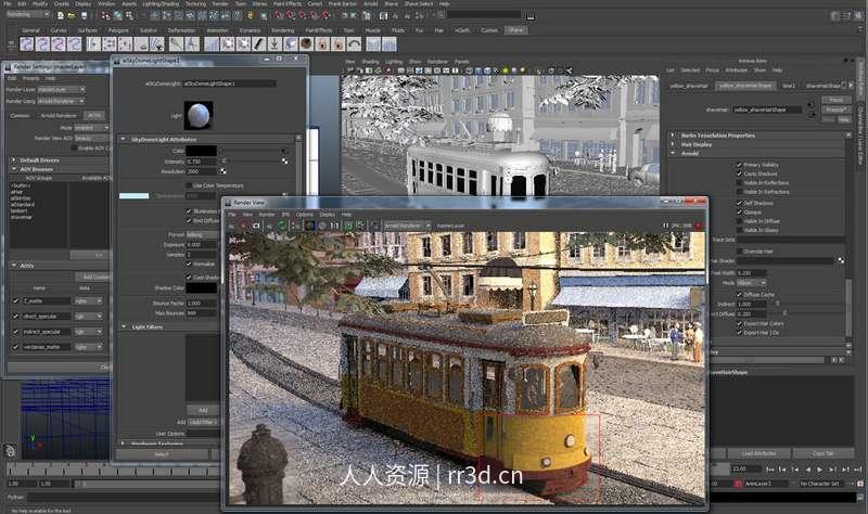 Solid Angle Arnold v4.2.2 for Maya 2019 – 2022 Win | 人人资源网