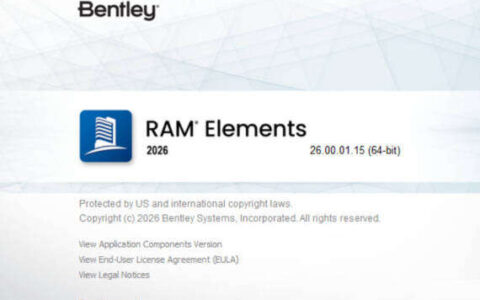 Bentley RAM Elements 2026 (V26.00.01.15)_结构分析设计软件